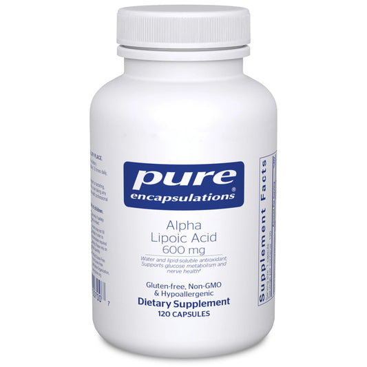 Alpha Lipoic Acid 600mg Pure Encapsulations