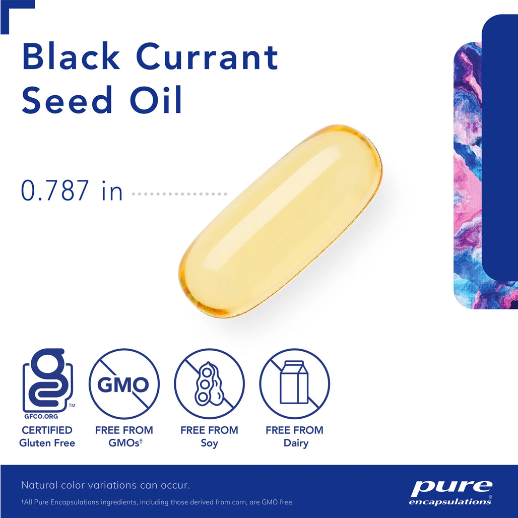 Black Currant Seed Oil Pure Encapsulations | Supports Musculoskeletal Health