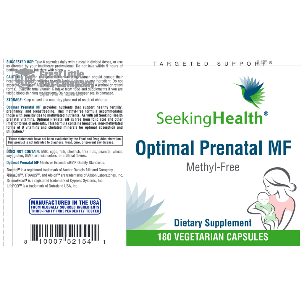 Optimal Prenatal Methyl-Free Seeking Health