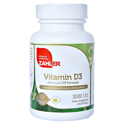 Vitamin D3 3000 IU Advance nutritions By Zahler