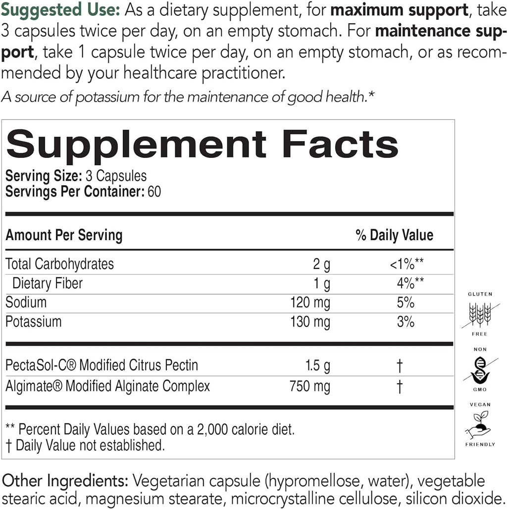 PectaClear by EcoNugenics - Supplement Facts