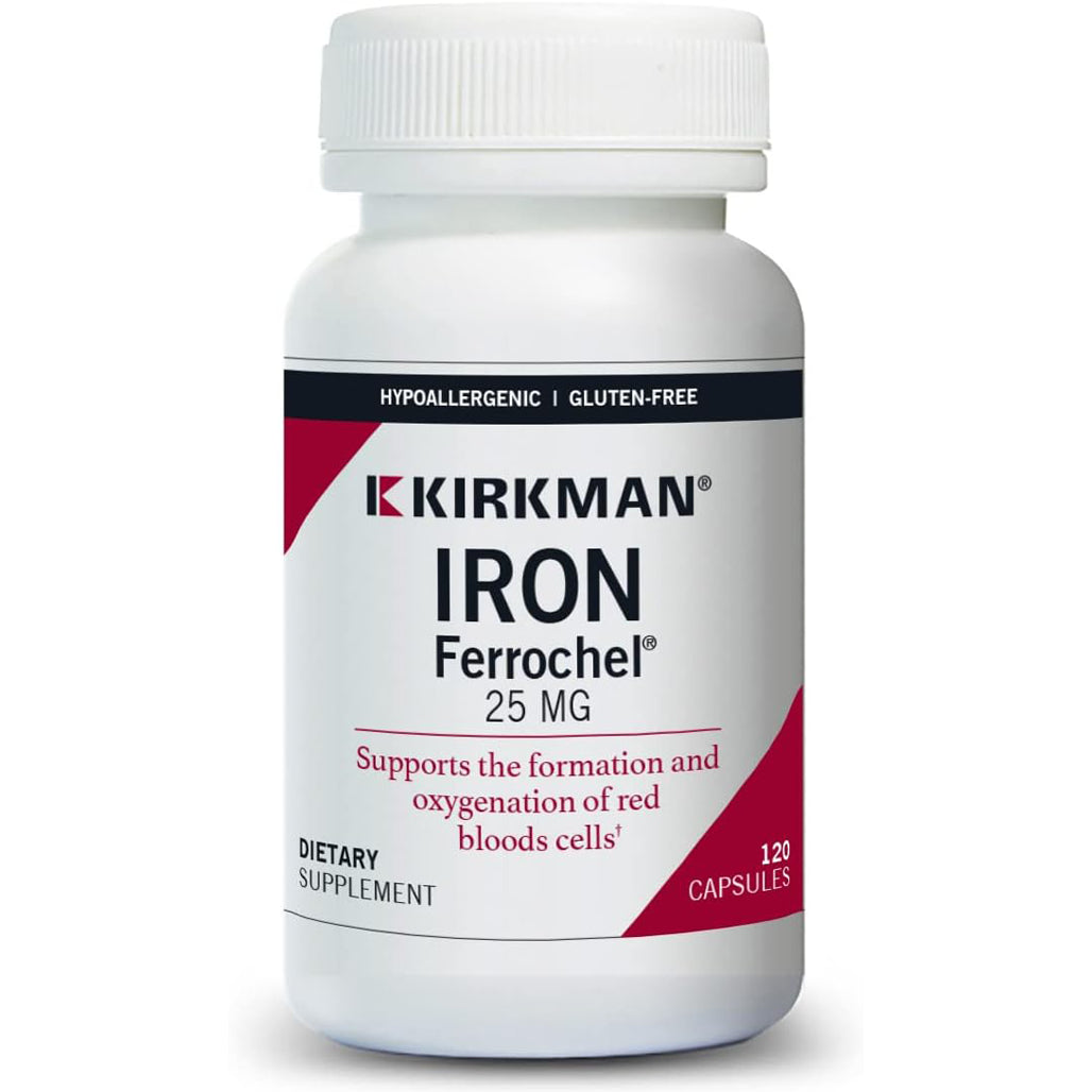 Iron Ferrochel 25 mg Kirkman labs
