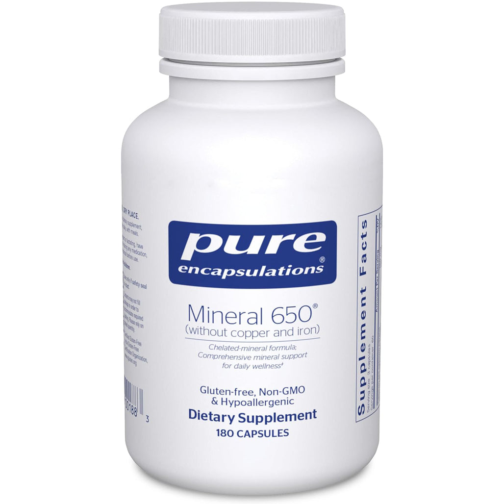 Mineral 650 Without Copper And Iron Pure Encapsulations