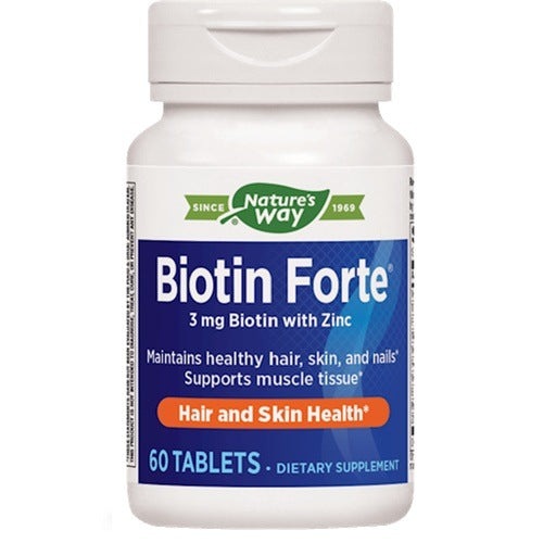 Biotin Forte 3 mg with Zinc Natures way