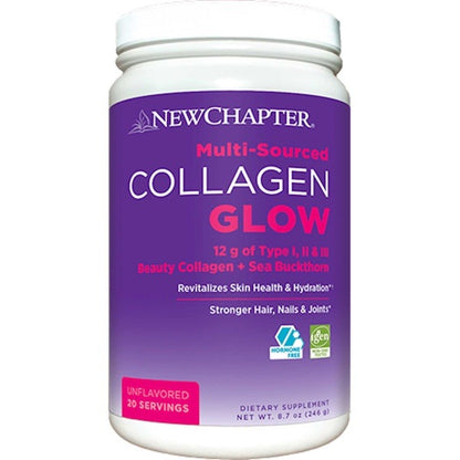 New Chapter Collagen Glow - Healthy & hydrated skin, stronger nails, hair, and joints