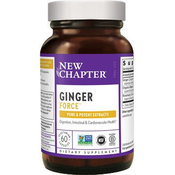 New Chapter  Ginger Force - Supports intestinal health, digestion, & cardiovascular function