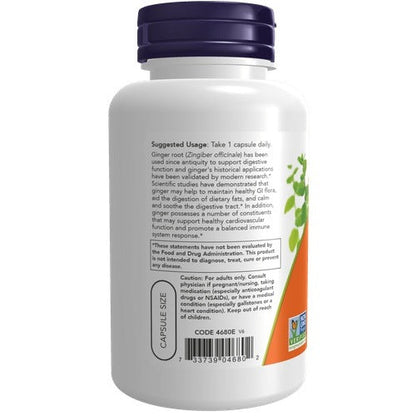 Ginger Root 550 mg NOW