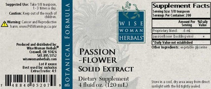 Passionflower Solid Extract Wise Woman Herbals
