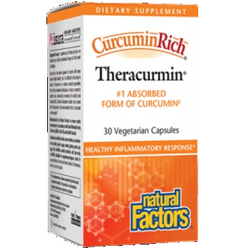 Natural factors Theracurmin - Helps support a healthy inflammatory response, muscle & joint health
